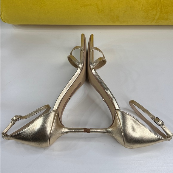Sam Edelman • Women’s Peonie Kitten Heel Sandal • Gold Leaf • Size 11 😍😍 - Picture 6 of 15